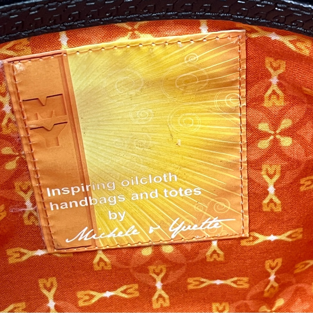 !FINAL CHANCE! MY Michele & Yvette Oilcloth Crossbody Bag - Picture 5 of 6